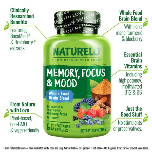 Naturelo Brain Blend para adultos mayores
