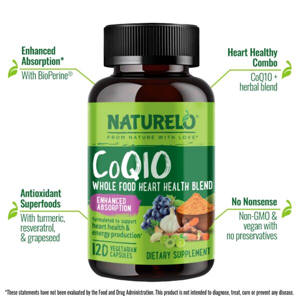 Etiqueta e ingredientes Naturelo CoQ10