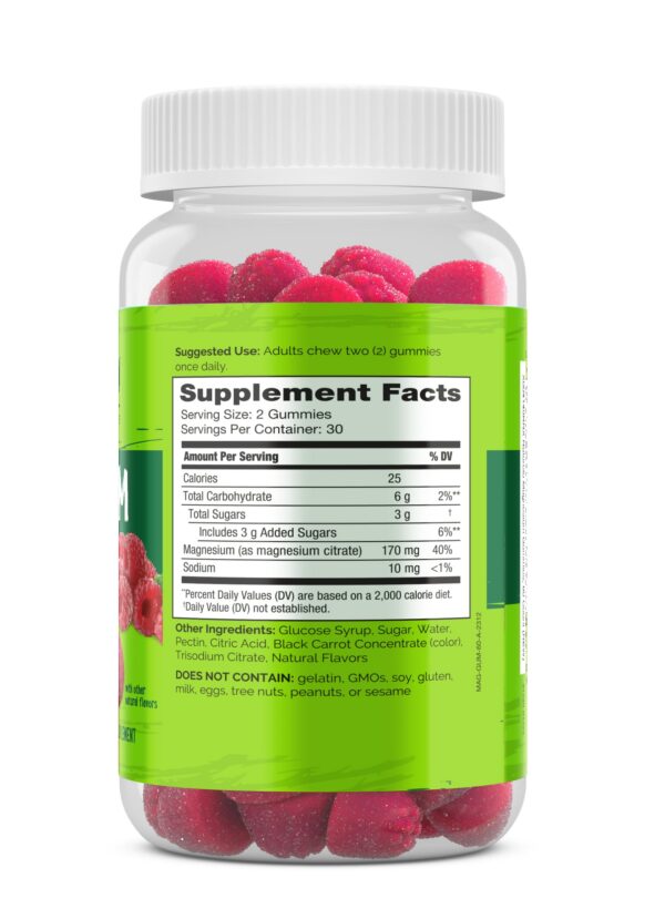 Gomitas magnesio citrato sabor baya