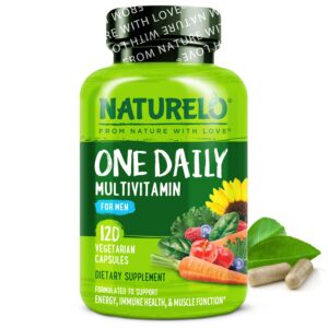 Frente de envase NATURELO Mens Multivitaminas