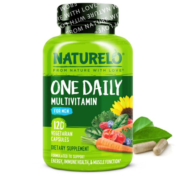 Frente de envase NATURELO Mens Multivitaminas