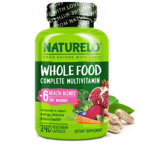 Frasco de NATURELO multivitamínico para mujeres