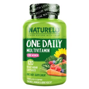 NATURELO multivitamínico diario mujer frasco frontal