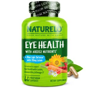 Naturelo ojos AREDS2 cápsulas veganas frentes