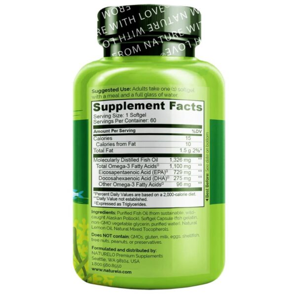 Version 1.0.0 Caja y cápsulas de Omega 3 NATURELO