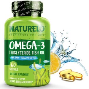 Version 1.0.0 Frasco NATURELO Omega 3 - etiqueta frontal