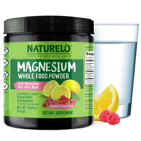 Version 1.0.0 Polvo de magnesio Naturelo frente al envase