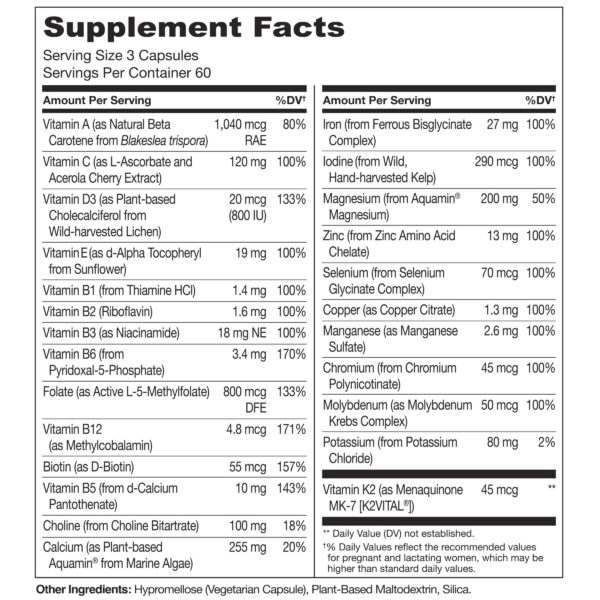 Frasco de Naturelo Prenatal Vegano