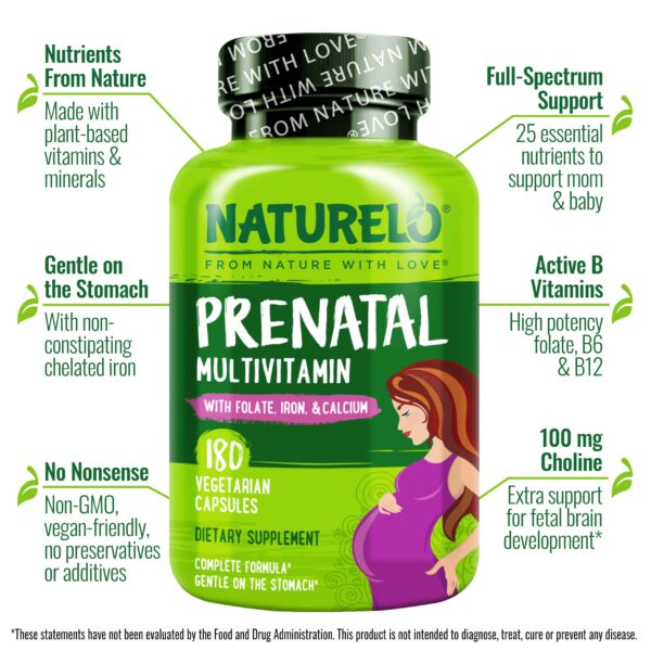 Frasco Naturelo Prenatal Vegano
