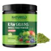 NATURELO Raw Greens polvo superalimento orgánico 480 gramos