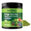 NATURELO Raw Greens superalimento polvo mezcla frutos rojos