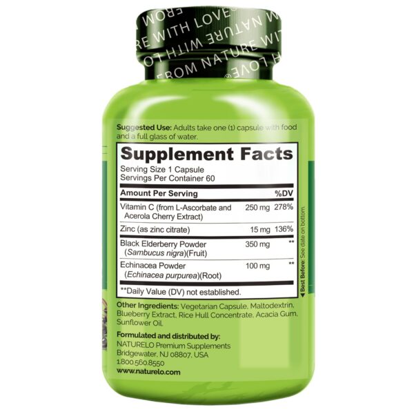 NATURELO suplemento natural cápsulas defensa inmunológica