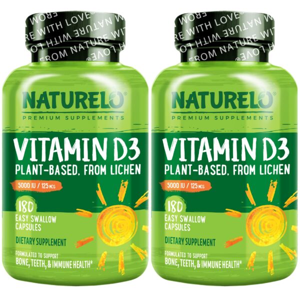 NATURELO vit D3 frasco y etiqueta