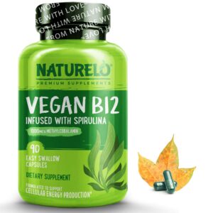 Version 1.0.0 Envase cápsulas vitamina b12 vegana naturelo 1000 mcg