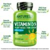 Etiqueta frontal NATURELO Vitamina D3 vegana