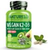 Version 1.0.0 NATURELO vitamina D3 K2 cápsulas veganas suplemento saludable huesos corazón