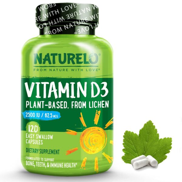 Version 1.0.0 NATURELO Vitamina D3 vegana 120 cápsulas