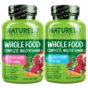 Frasco frontal de NATURELO Whole Food Multivitamin bundle