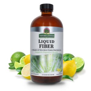 Nature's Answer bebida de fibra líquida sabor limón lima 16oz