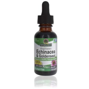 Version 1.0.0 Botella Nature's Answer Echinacea Goldenseal extracto concentrado 1oz
