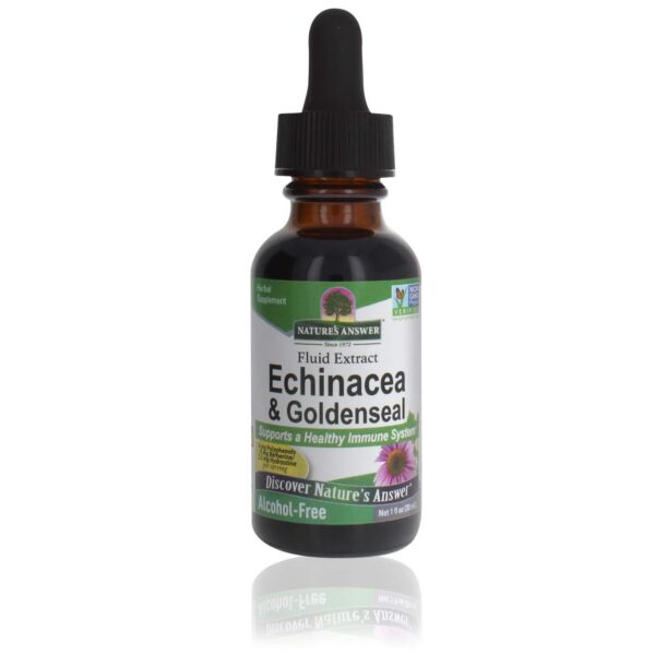 Version 1.0.0 Botella Nature's Answer Echinacea Goldenseal extracto concentrado 1oz