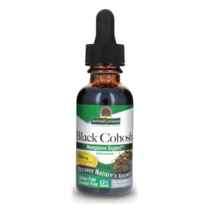Nature's Answer extracto cohosh negro orgánico 1 onza apoyo menopausia