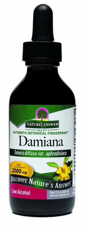 Natures Answer Hoja de Damiana en botella