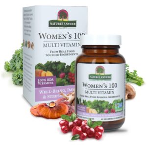 Nature’s Answer multivitaminas 60 cápsulas para mujeres vitalidad