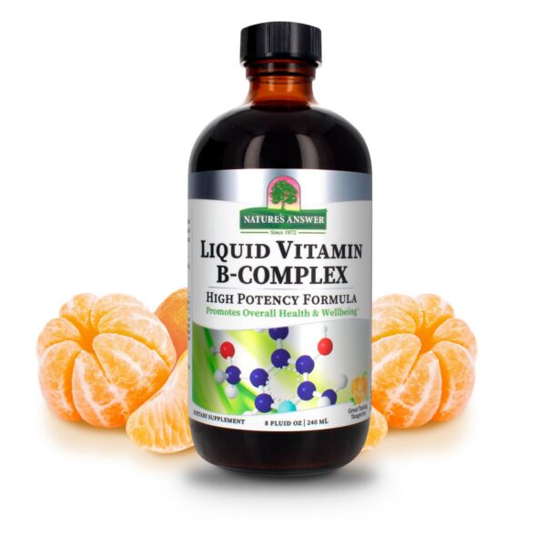 Version 1.0.0 Nature's Answer vitamina b complejo líquido botella 8 oz