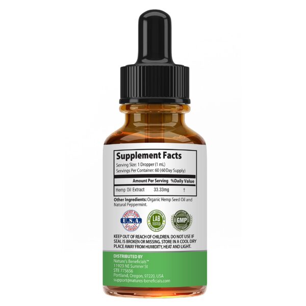 Frasco con gotero y etiqueta