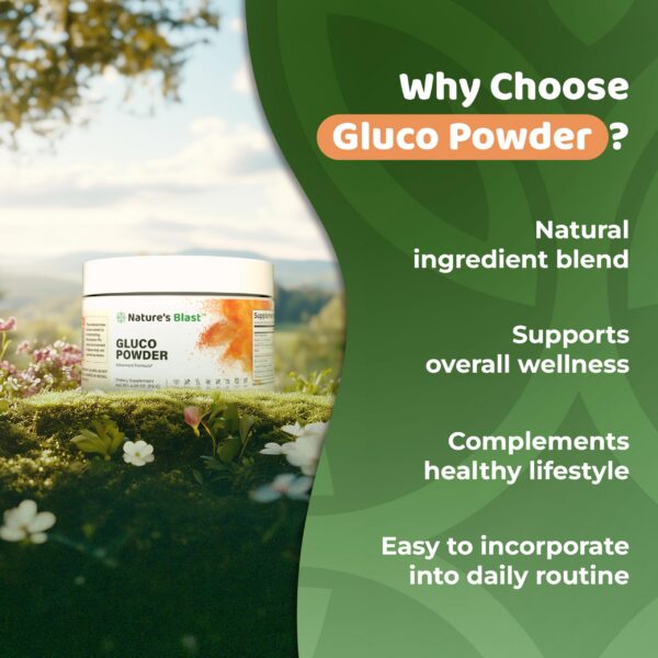 Frasco de Gluco-Powder NATURES BLAST