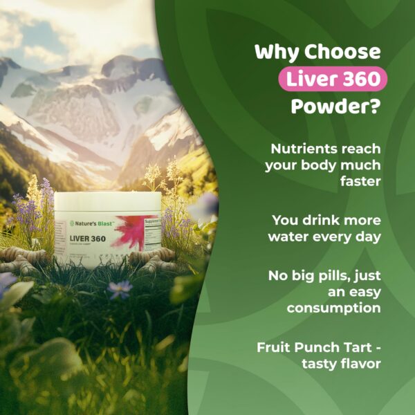 NATURES BLAST Liver 360 caja y sello