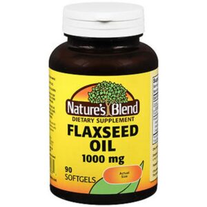 Frente de envase Nature's Blend Aceite de Linaza