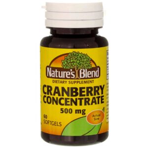 Nature's Blend concentrado de arándano 500mg cápsulas