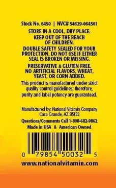 Detalle de tableta gluconato férrico