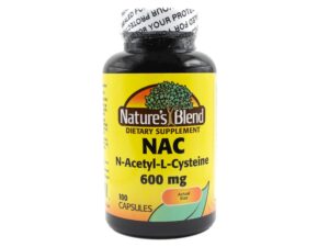 NAC Nature's Blend frasco cápsulas