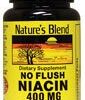 Frente de Nature's Blend Niacina No-Flush 400 mg