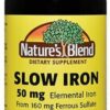 Nature's Blend Slow Iron etiqueta frontal