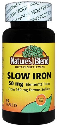Version 1.0.0 Nature's Blend Slow Iron etiqueta frontal