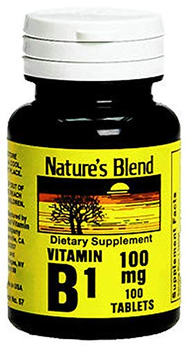 Nature's Blend tabletas vitamina B-2 100 mg 100 unidades