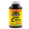 Nature's Blend Vitamina C con rosa mosqueta botella