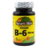 Nature's Blend Vitamina B-6 100 mg frasco principal