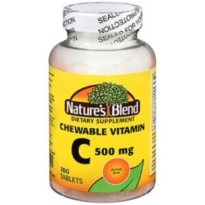 Version 1.0.0 Nature's Blend Vitamina C 500mg 100 tabletas paquete