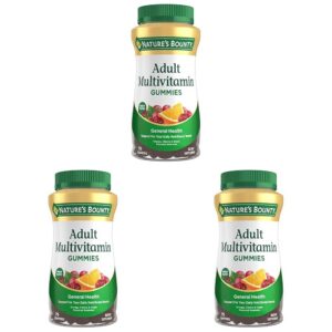 Nature's Bounty gomitas multivitamínicas adulto frasco etiqueta