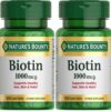 Version 1.0.0 Frente de la etiqueta Nature's Bounty Biotin 1000 mcg