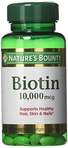 Nature's Bounty Biotina 10000 mcg cápsulas liberación rápida