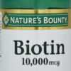 Version 1.0.0 Etiqueta frontal Nature's Bounty Biotina