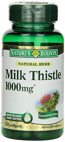 Nature's Bounty Cardo Mariano 1000mg softgels paquete