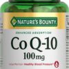 Frente del frasco Nature's Bounty CoQ10 100 mg