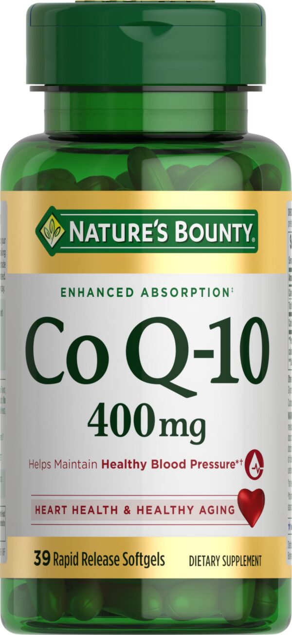 Frasco Nature's Bounty CoQ-10 400 mg